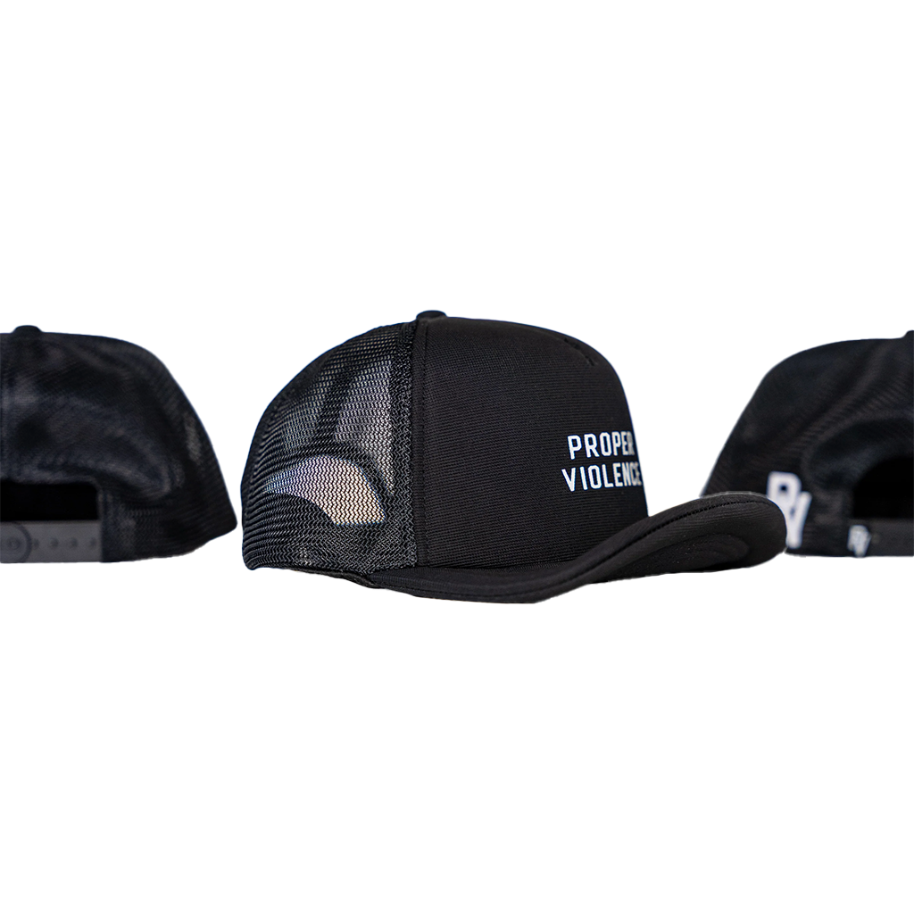 Proper Violence Flip-Bill Trucker Hat
